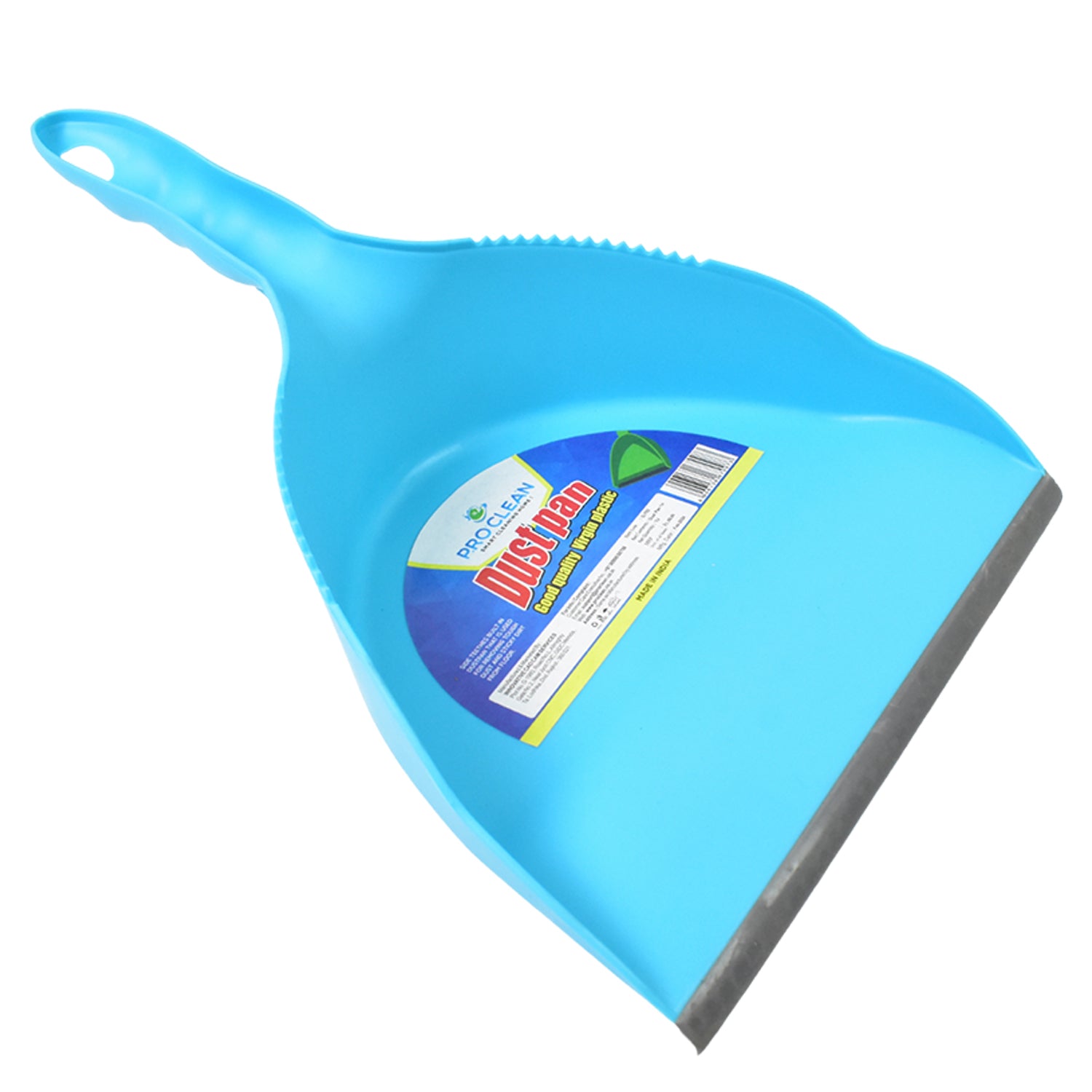Heavy Plastic Dustpan With Handle (1 Pc) - Zidbik