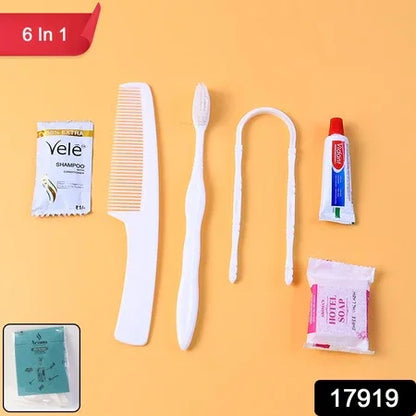 6 In 1 Hotel Guest Toiletry Combo Kit - Zidbik