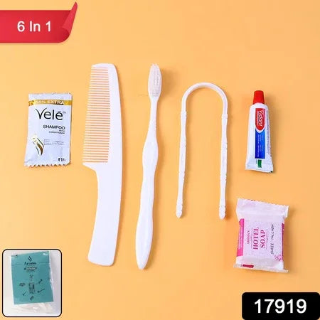 6 In 1 Hotel Guest Toiletry Combo Kit - Zidbik