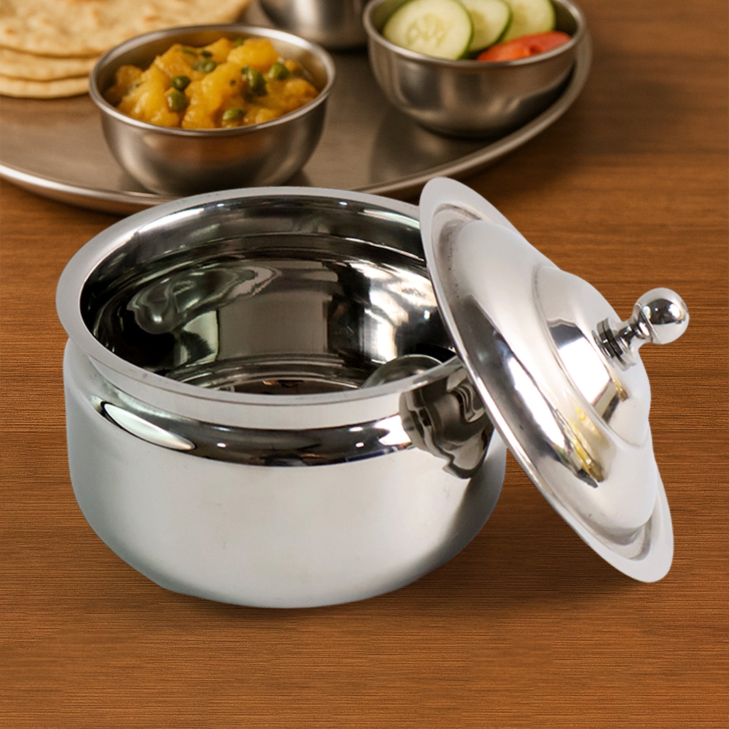 Premium Stainless Steel Ghee Pot - Zidbik