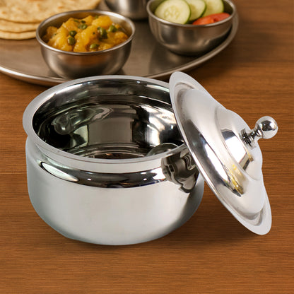 Premium Stainless Steel Ghee Pot - Zidbik