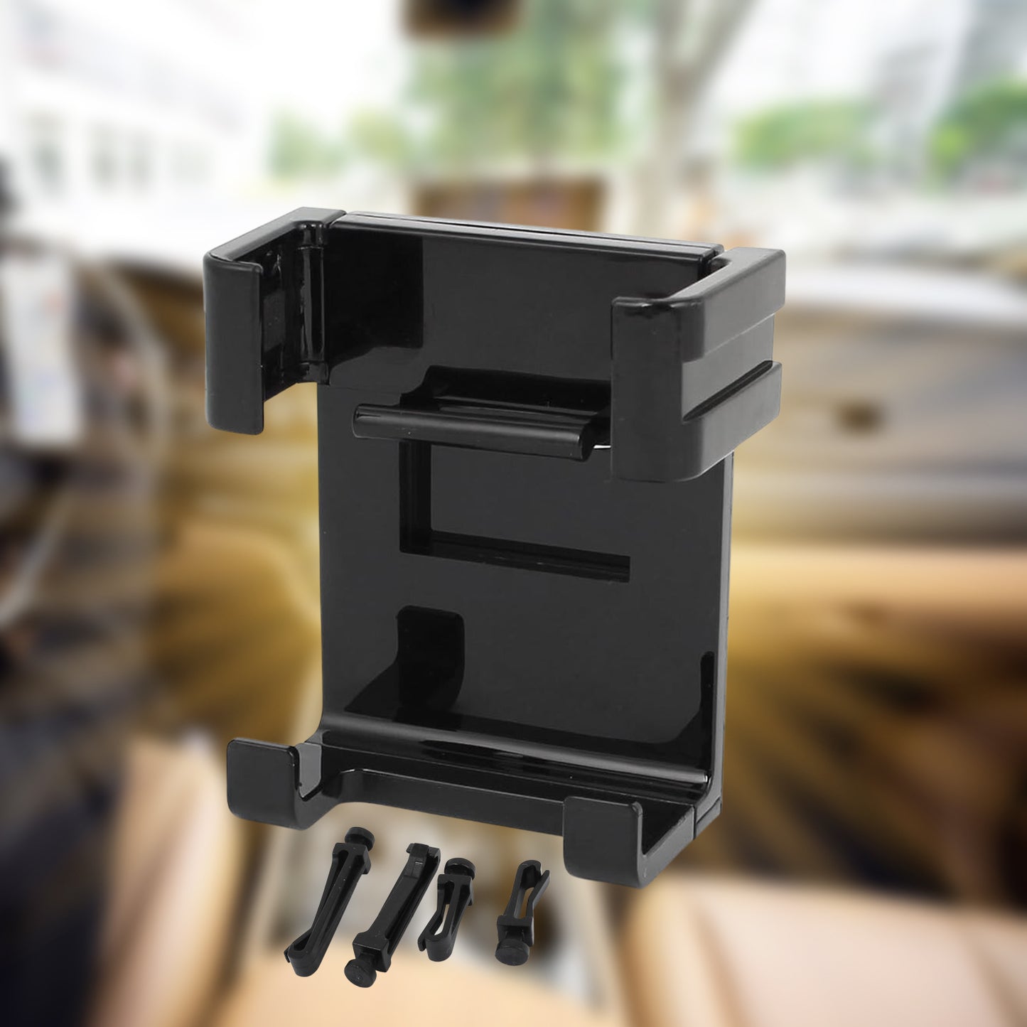 12857smartphone Car Phone Holder Car Air Conditioning Vent Phone Holder Holder Stand For Mobile Phone Cellphone Gps Dashboard Bracket For Car (1 Pc) - Zidbik