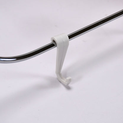 7660 Wall Mounted Foldable Wash Basin Storage Rack Shelf Holder Self Adhesive With Sticker - Zidbik