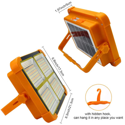 High-brightness Solar Led Flood Light With Power Bank (1 Pc) - Zidbik