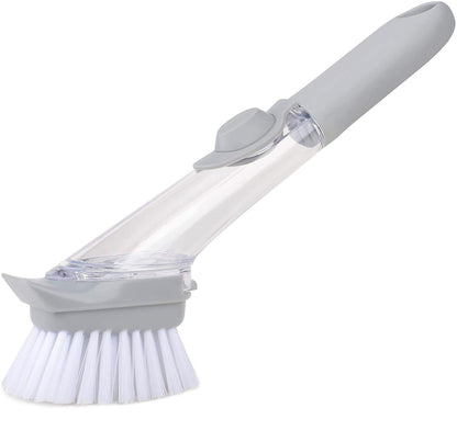 1271 Automatic Liquid Dispenser Dish Clean Brush Scrubber - Zidbik