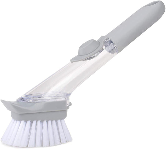 1271 Automatic Liquid Dispenser Dish Clean Brush Scrubber - Zidbik