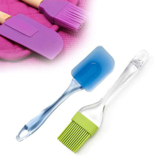 0136 Spatula And Pastry Brush For Cake Mixer - Zidbik