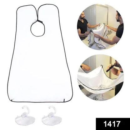 1417 Beard Apron Hair Clippings Catcher Grooming Bib - Zidbik