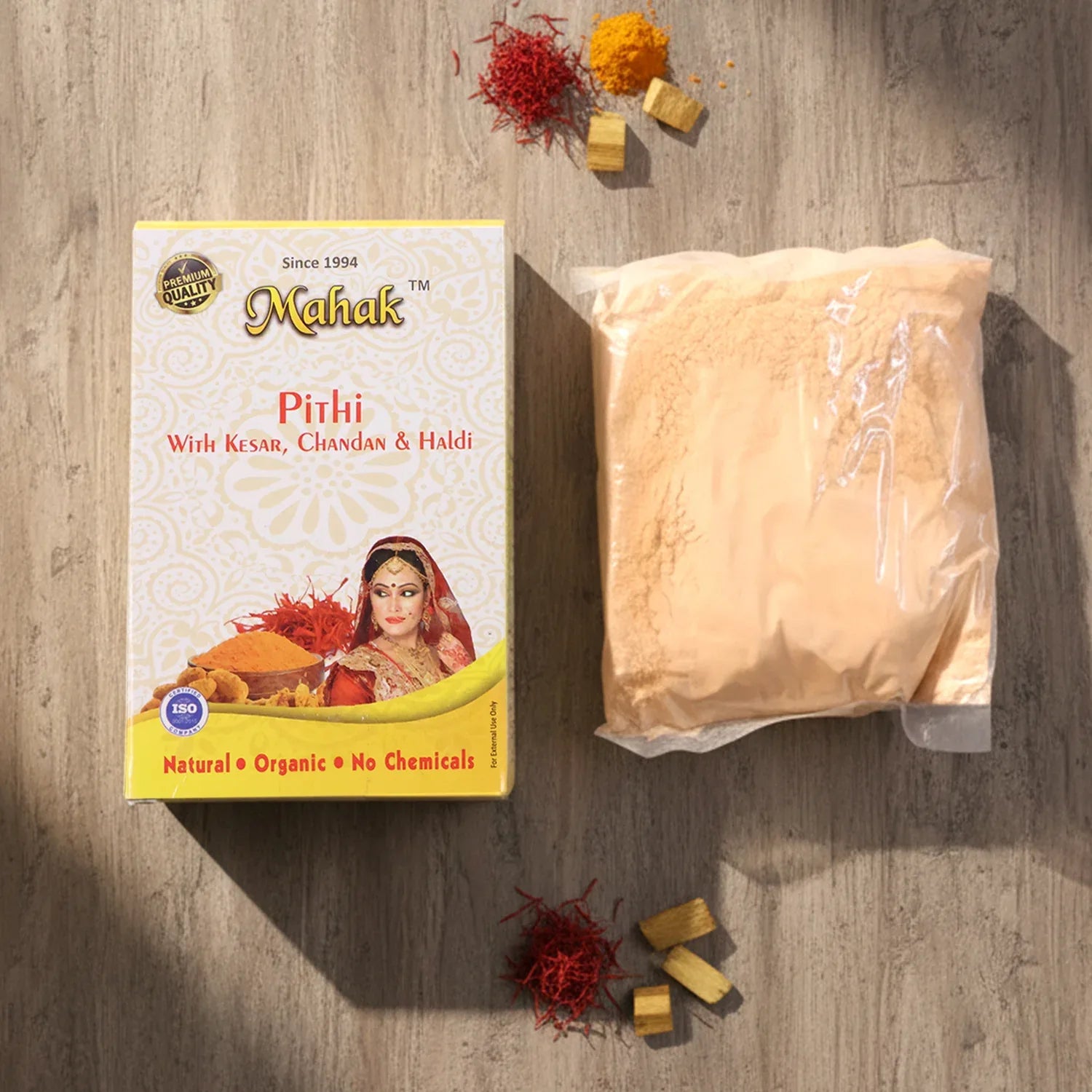 Traditional Face And Body Mahak Pithi 100 Gm - Zidbik