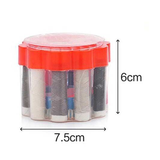 6050 24 Pc Sewing Box Used In Storing Of Thread Roles And Sewing Stuff Including All Home Purposes. - Zidbik