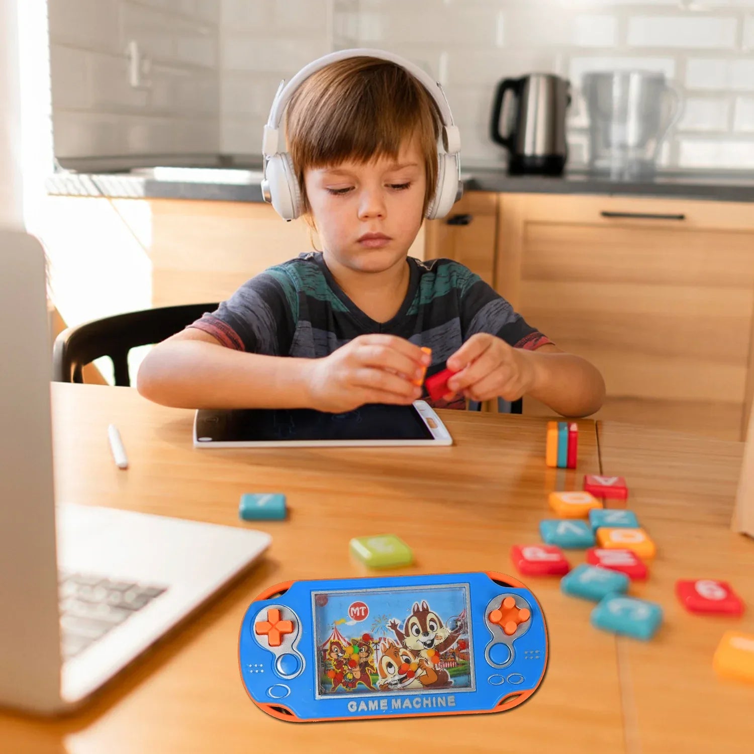 4513 Children Handheld Water Games Toy Squeeze Game Machine Educational Toy For Kids Fun Toy - Zidbik