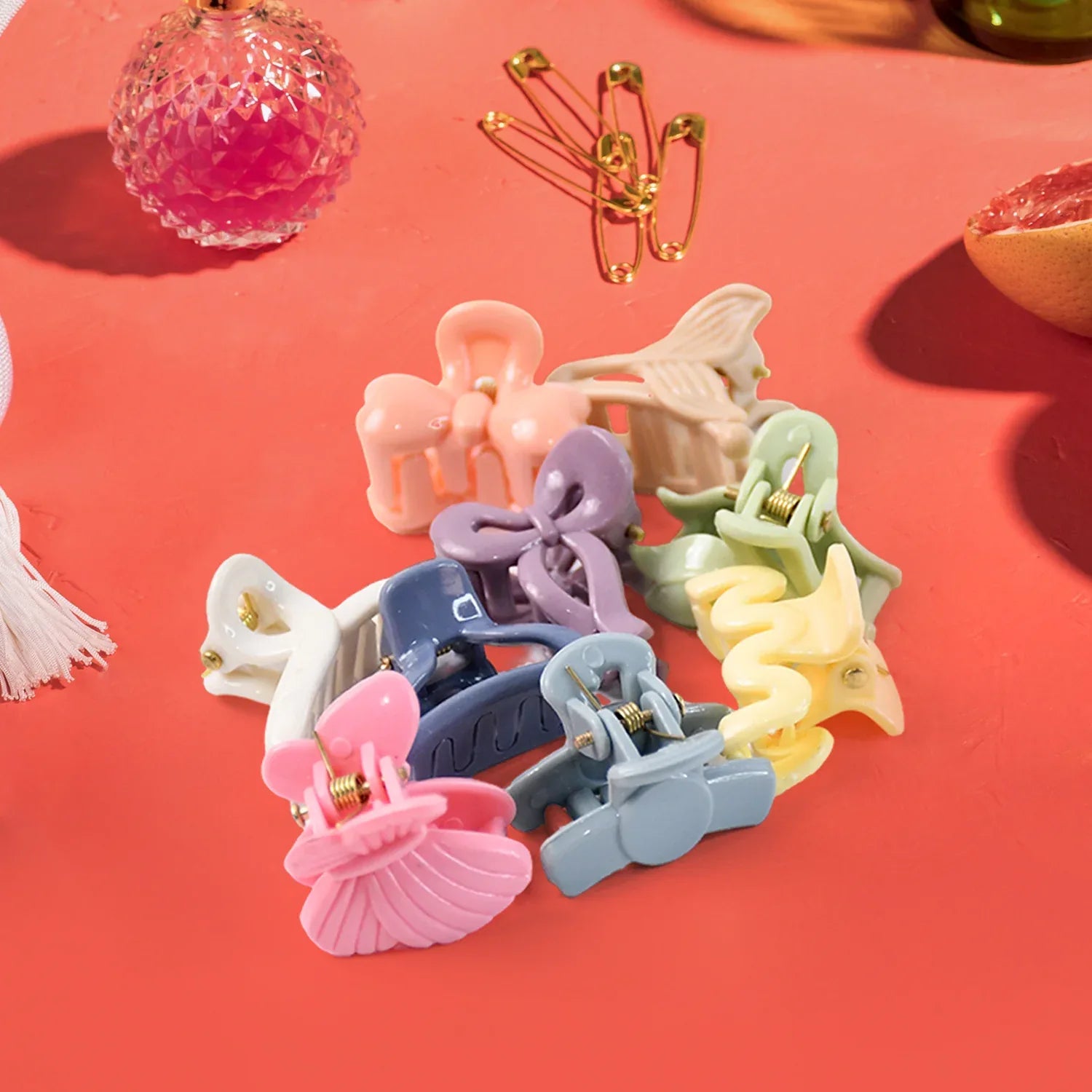 Hair Clips For Girls Kids Hair Accessories (6 Pcs Set) - Zidbik