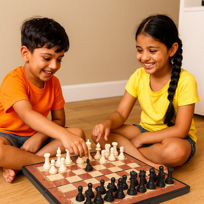 Premium Portable Chess Set Plastic Chess Pieces (1 Set) - Zidbik