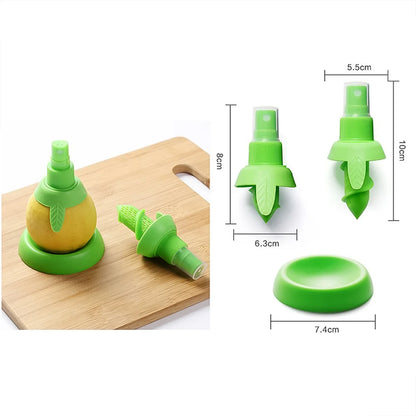 Creative Lemon Sprayer Fruit Juice Citrus Lime Juicer (3 Pcs Set) - Zidbik