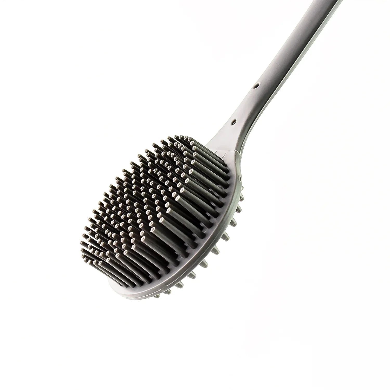 Silicone Back Scrubber Brush With Long Handle (1 Pc) - Zidbik