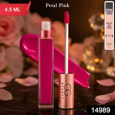 Og Beauty Petal Pink Moisture Lock Liquid Lipstick (4.5 Ml 1 Pc) - Zidbik