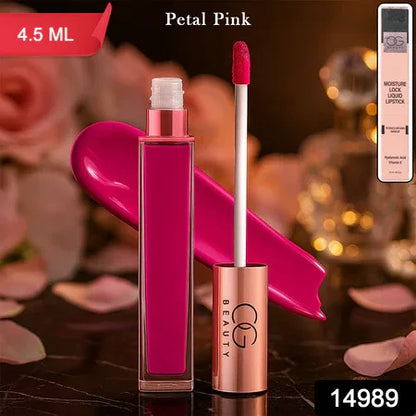 Og Beauty Petal Pink Moisture Lock Liquid Lipstick (4.5 Ml 1 Pc) - Zidbik