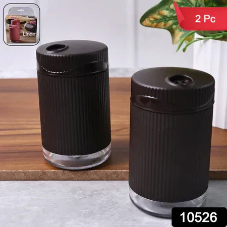 Supermom Linoo Salt  Pepper Dispenser Set (2 Pc) - Zidbik