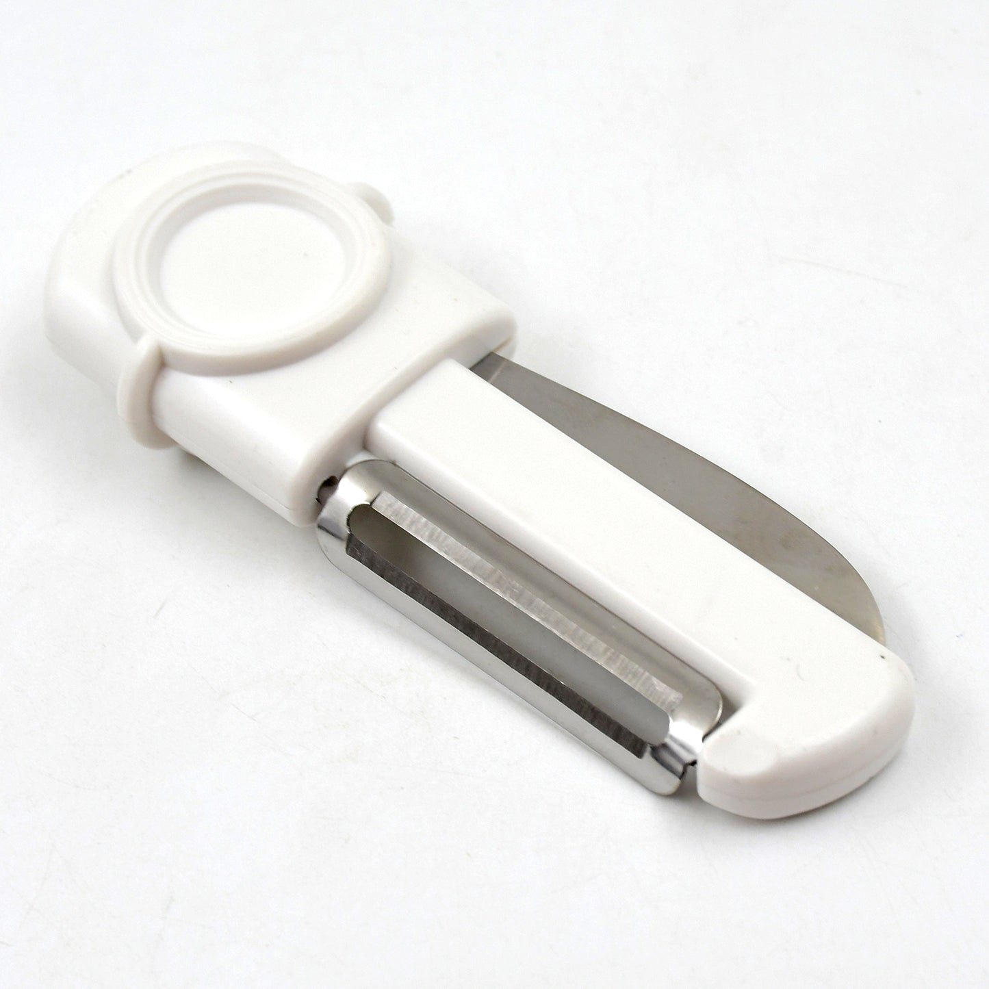 Dual-use Knife And Peeler 2-in-1 Stainless Steel Blades Wiith Case (1 Pc) - Zidbik