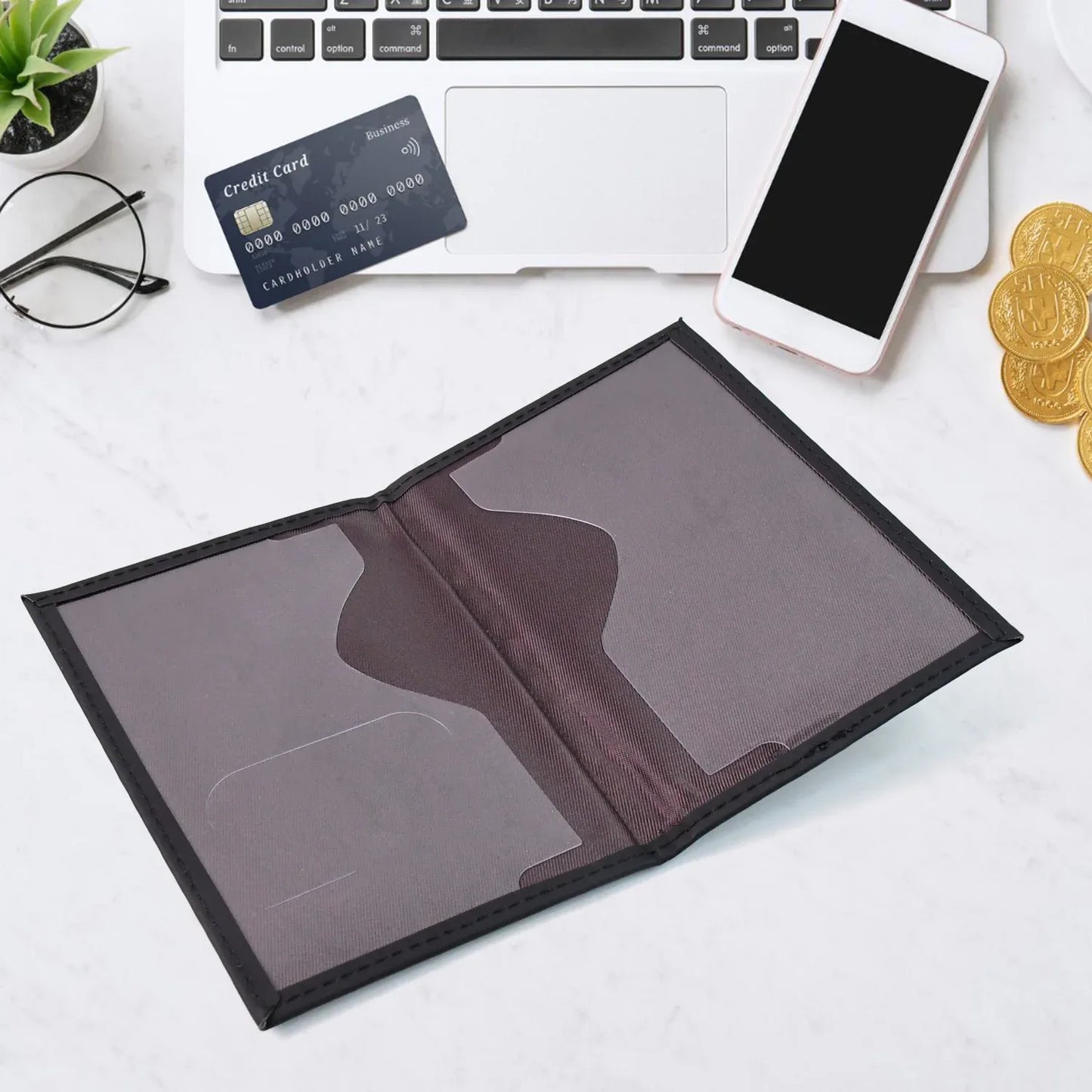 Stylish Printed Passport Holder Cover (1 Pc) - Zidbik