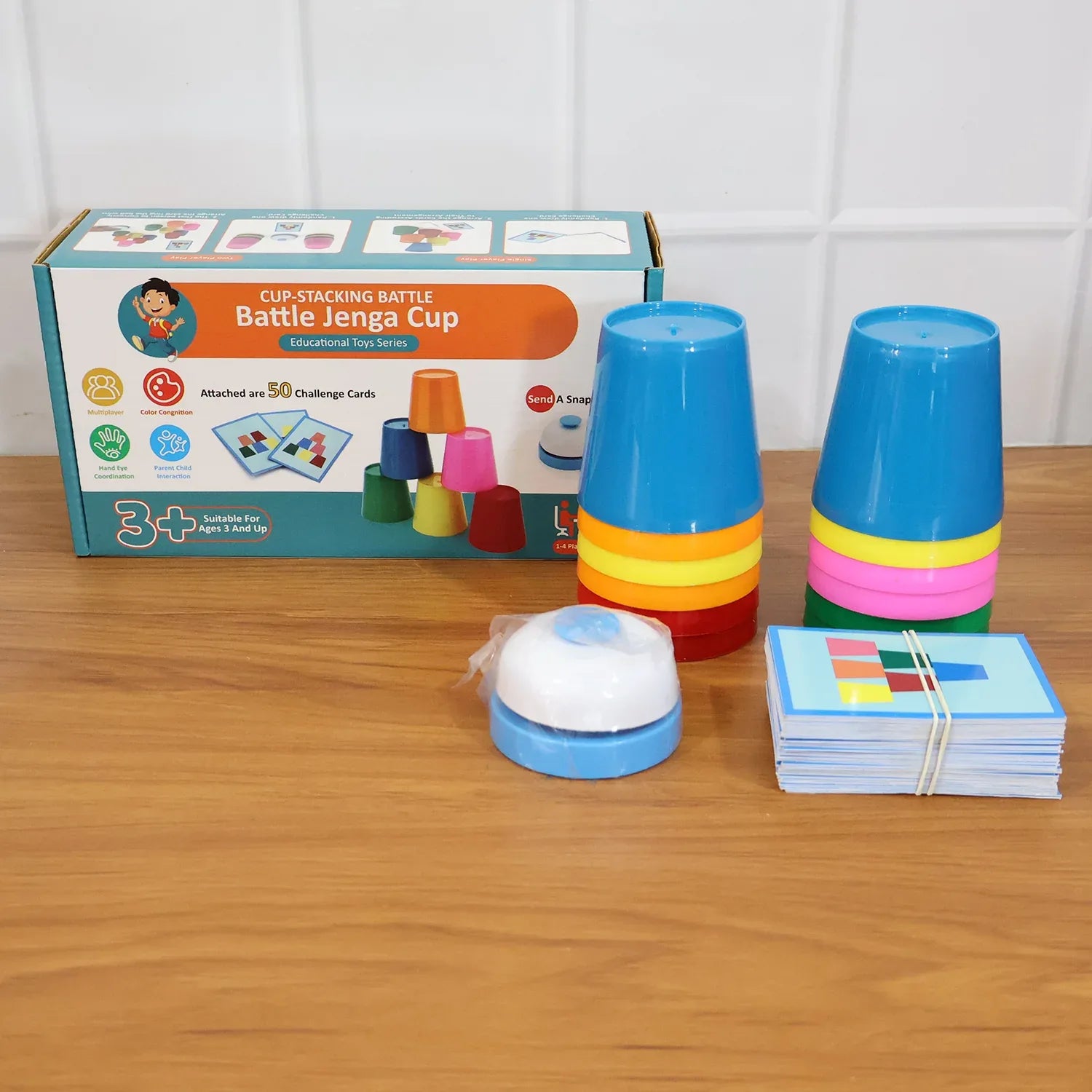 Cup Stacking Battle Challenge Game Set (1 Set) - Zidbik