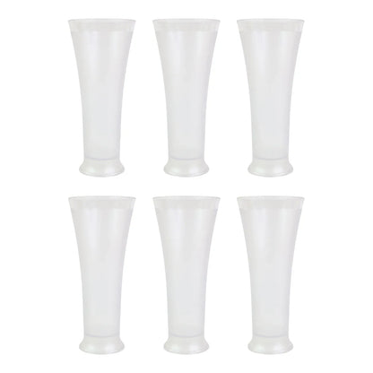 Supermom Plastic Faluda Matt Glass Set (300ml 6 Pc) - Zidbik