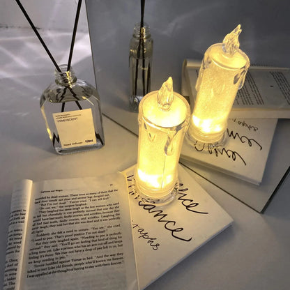 Led Tea Light Candle For Christmas Festival Candles (1 Pc) - Zidbik