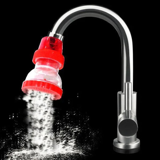 1451 Big Plastic 360-degree Shower Head Faucet - Zidbik