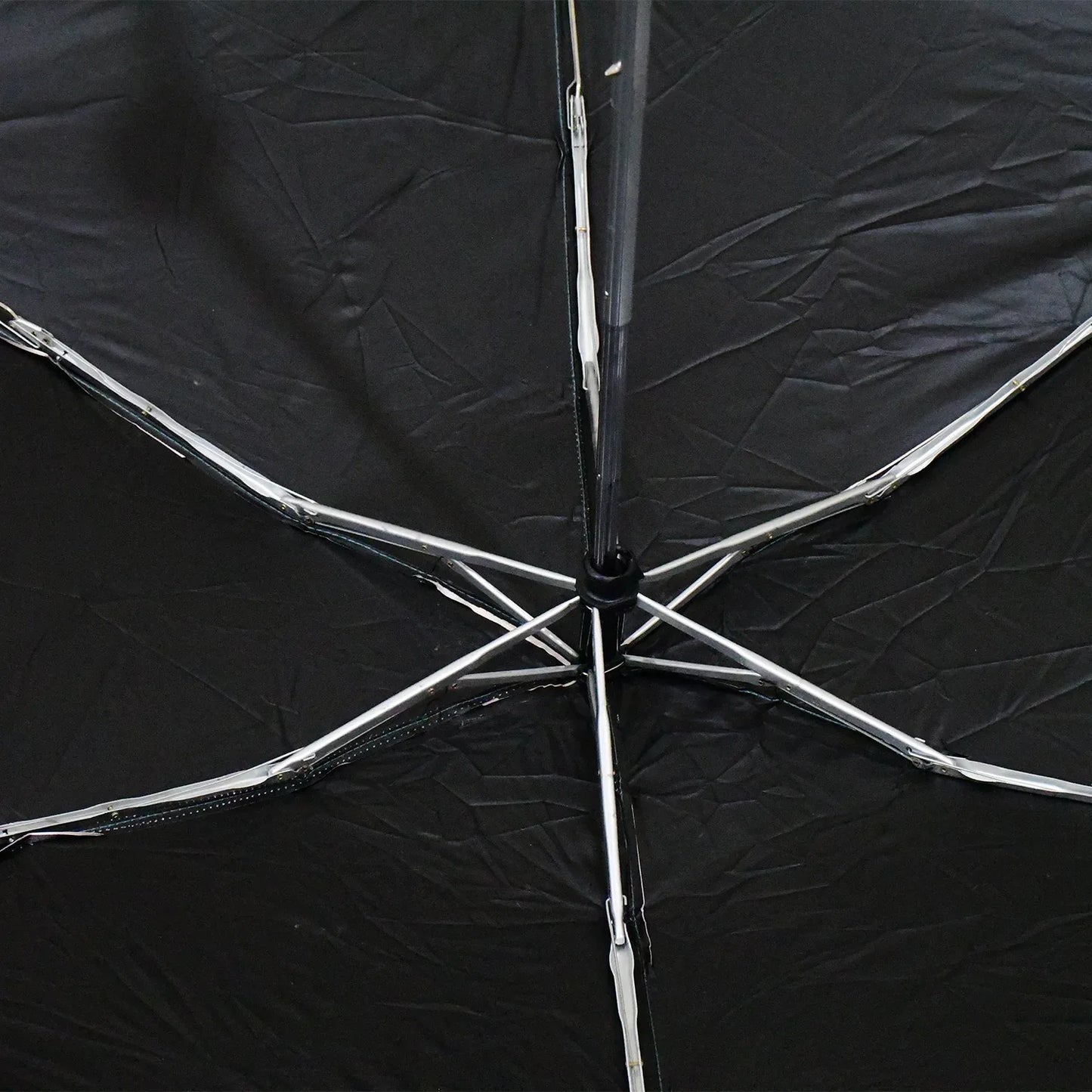 3-fold Sun Rain Protective Solid Foldable Umbrella (1 Pc) - Zidbik