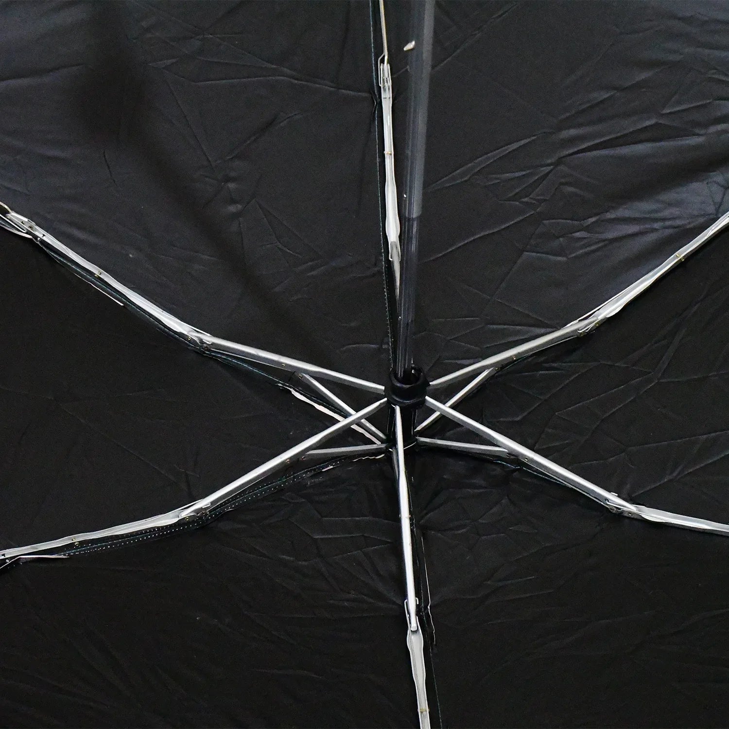 3-fold Sun Rain Protective Solid Foldable Umbrella (1 Pc) - Zidbik