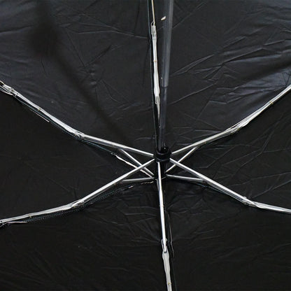 3-fold Sun Rain Protective Solid Foldable Umbrella (1 Pc) - Zidbik