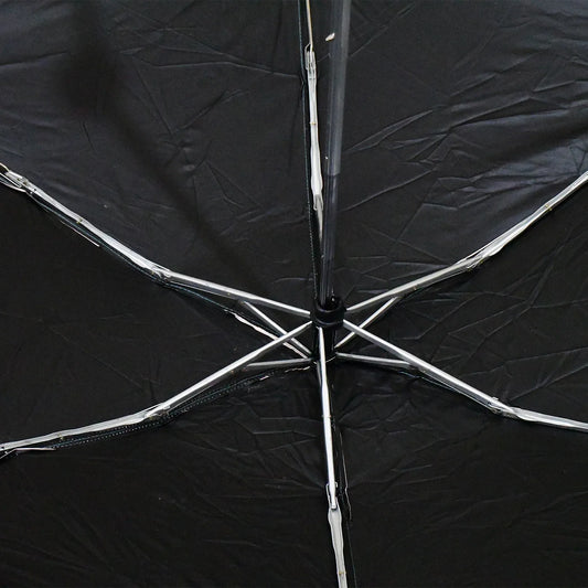 3-fold Sun Rain Protective Solid Foldable Umbrella (1 Pc) - Zidbik