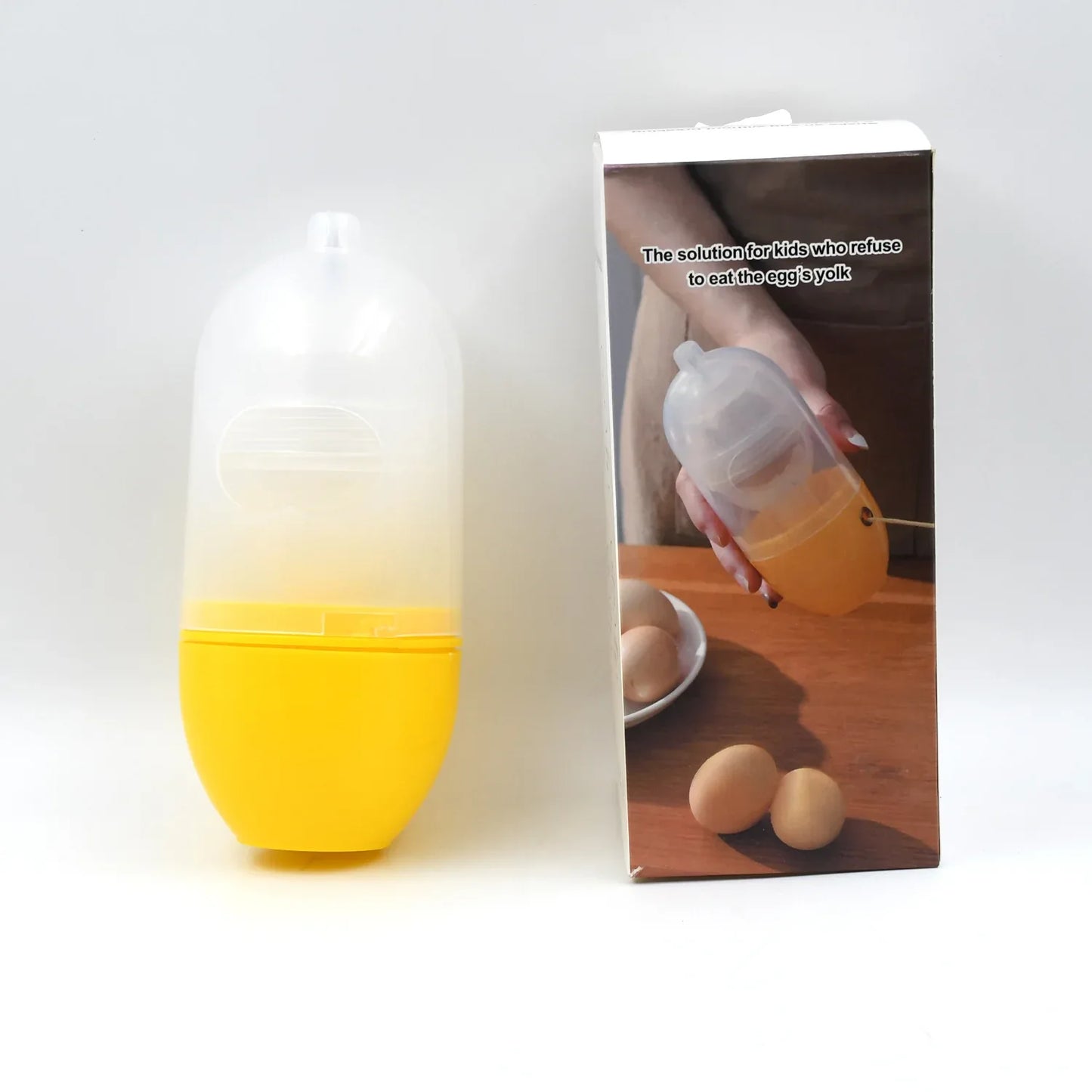 7156a Manual Egg Puller Scrambler Household White Egg Yolk Mixer Kitchen Tool Mix Manual Scrambler Convenient Without Breaking Eggs. - Zidbik