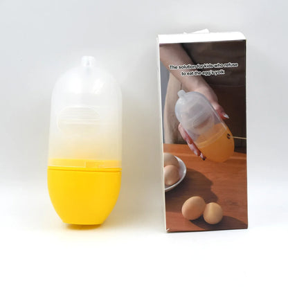 7156a Manual Egg Puller Scrambler Household White Egg Yolk Mixer Kitchen Tool Mix Manual Scrambler Convenient Without Breaking Eggs. - Zidbik
