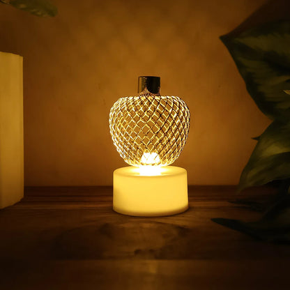 Decorative Apple Shape Led Tealight Candles (12 Pc) - Zidbik
