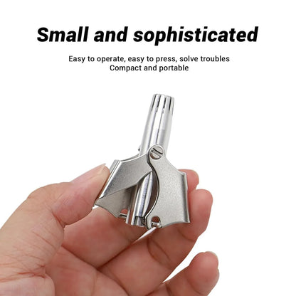 Stainless Steel Painless Nose Hair Remover (1 Pc) - Zidbik