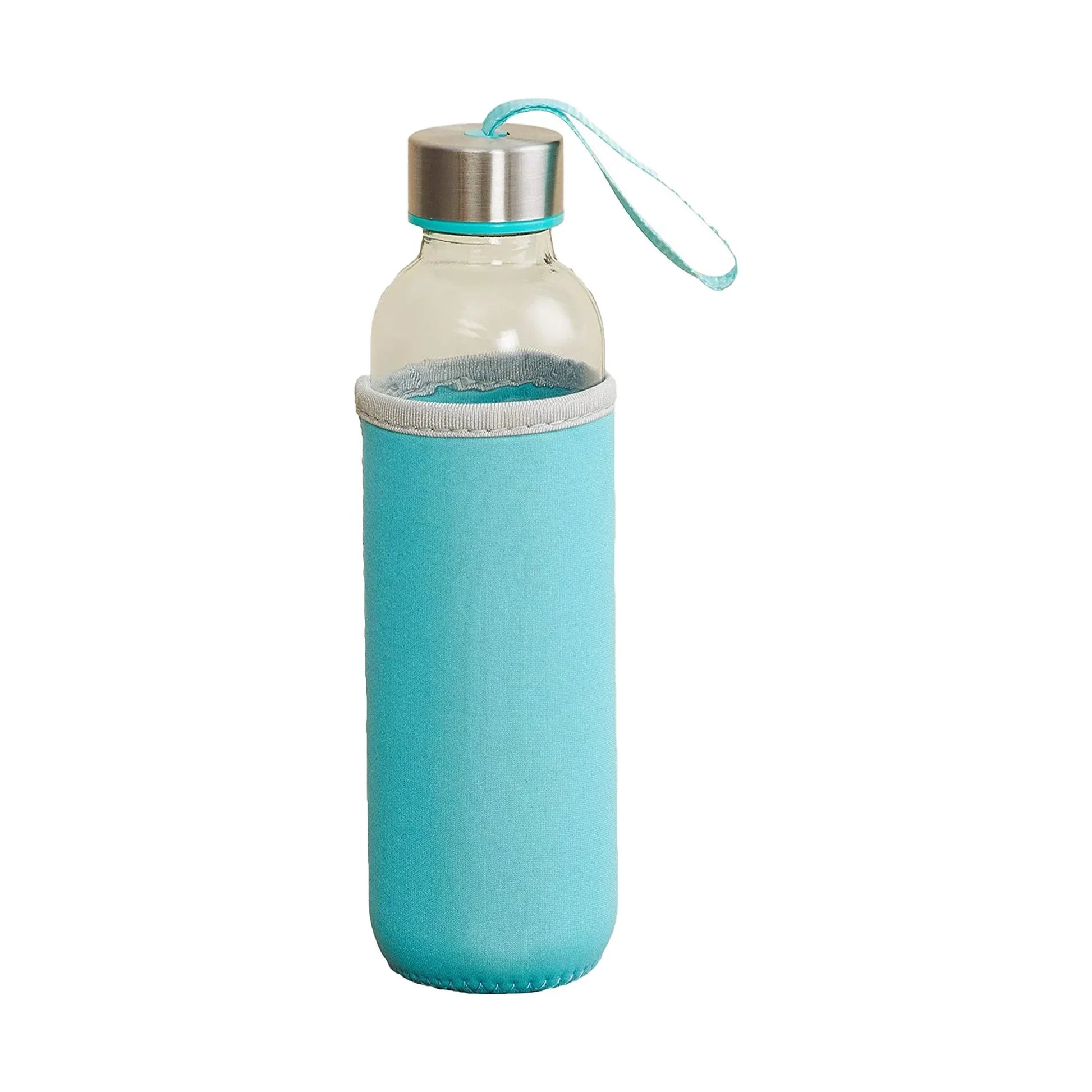 1199 Glass Water Bottle (500 Ml) With Cover - Zidbik