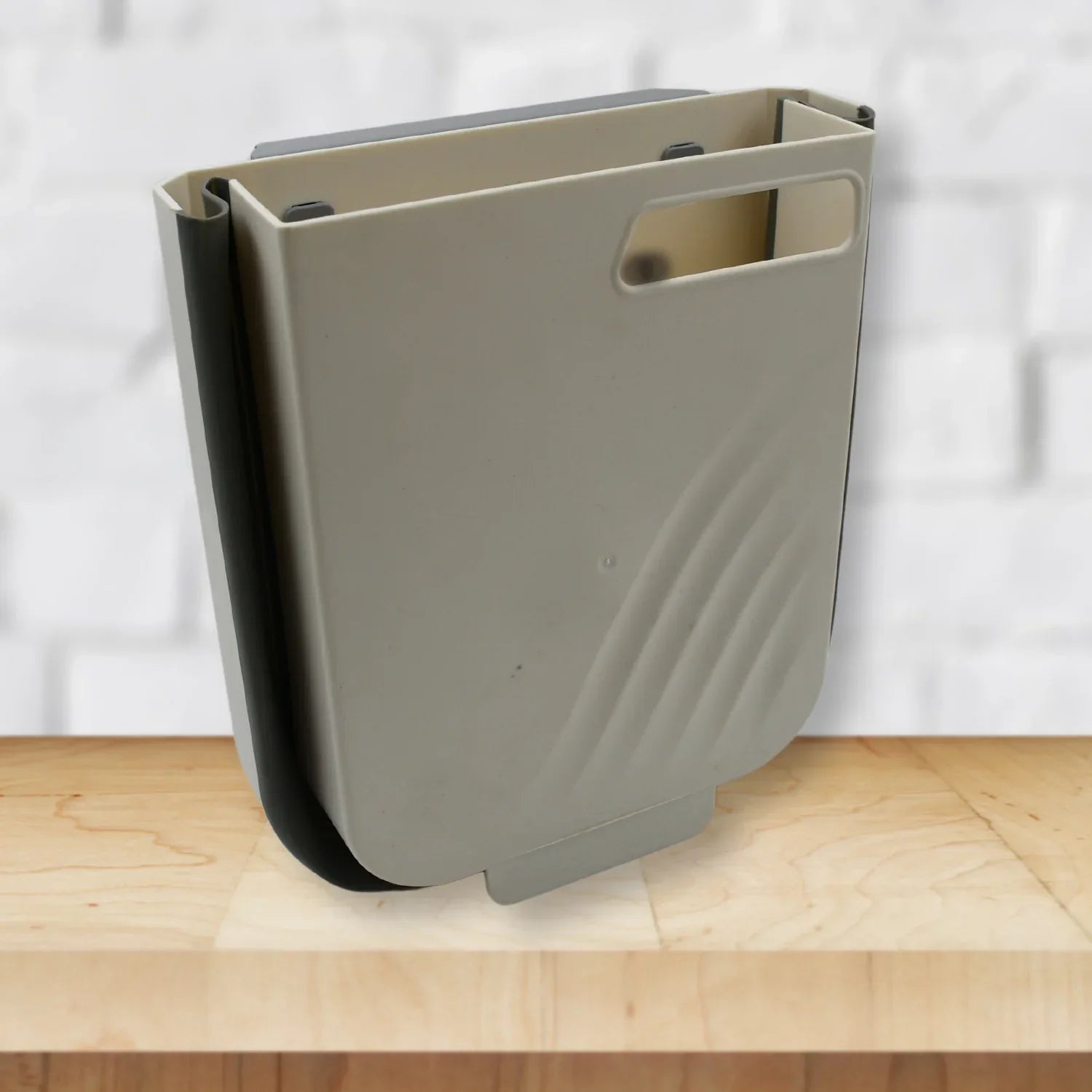 Hanging Trash Can For Kitchen Cabinet Door Small Collapsible Foldable Waste Bins Hanging Trash Holder For Bathroom Bedroom Office Car Portable - Zidbik