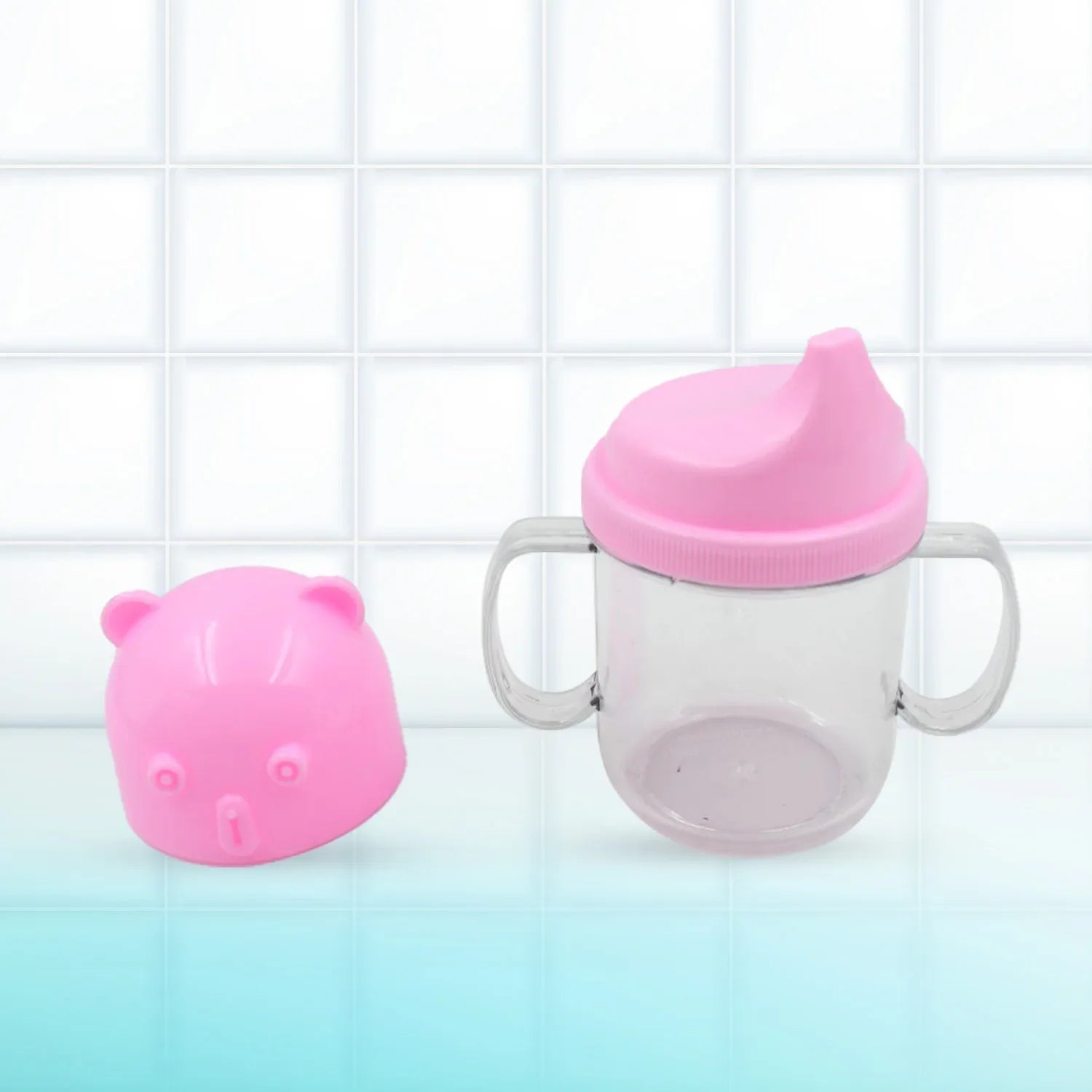 5979 Baby Milk Mug Sippy Cup Baby Mug Leakproof Mug For Kids Lightweight Nursing Dishwasher Safe Mug (250 Ml 1 Pc) - Zidbik
