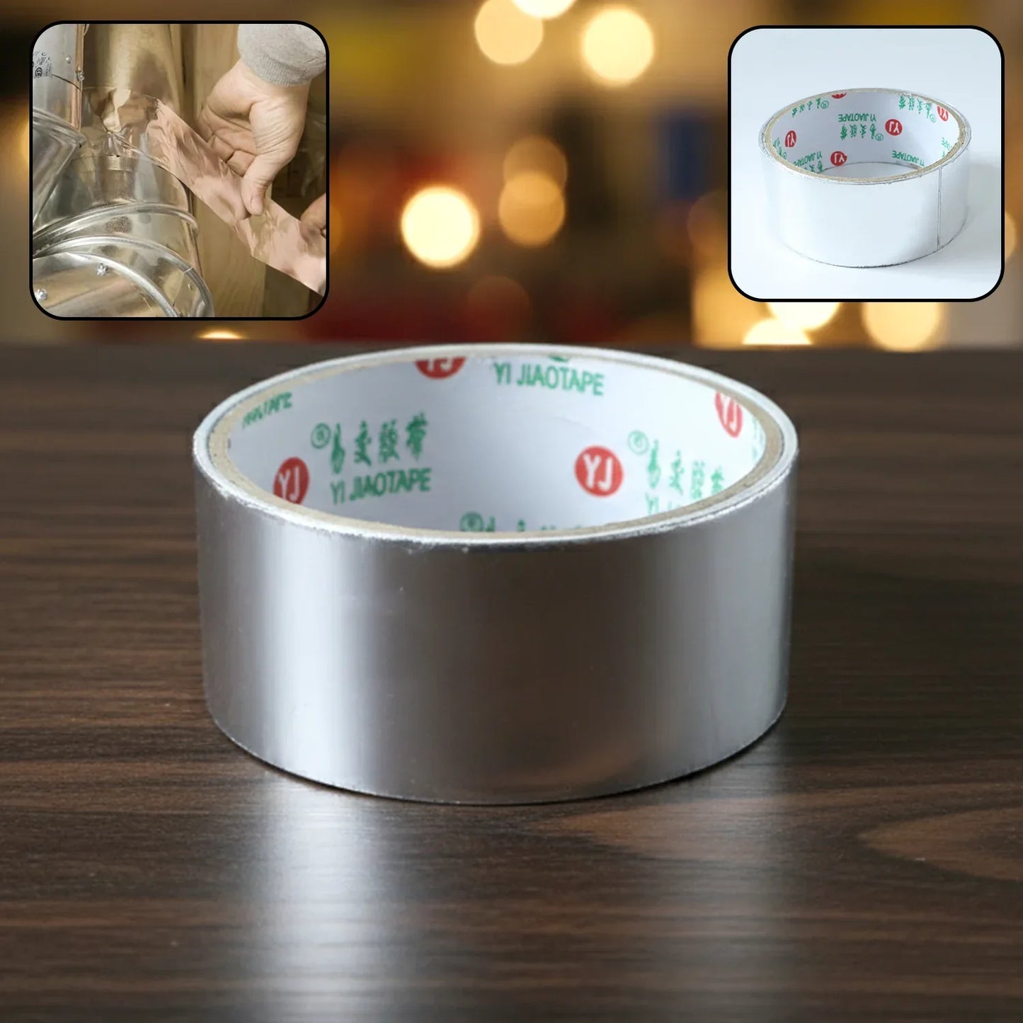 Heavy-duty Aluminium Foil Adhesive Tape 8540 Mm (1 Pc) - Zidbik