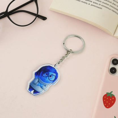 Cartoon Character-themed Acrylic Keychain (1 Pc) - Zidbik