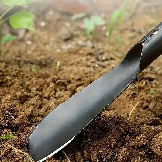 Heavy Duty Gardening Trowel With Wooden Handle (1 Pc) - Zidbik