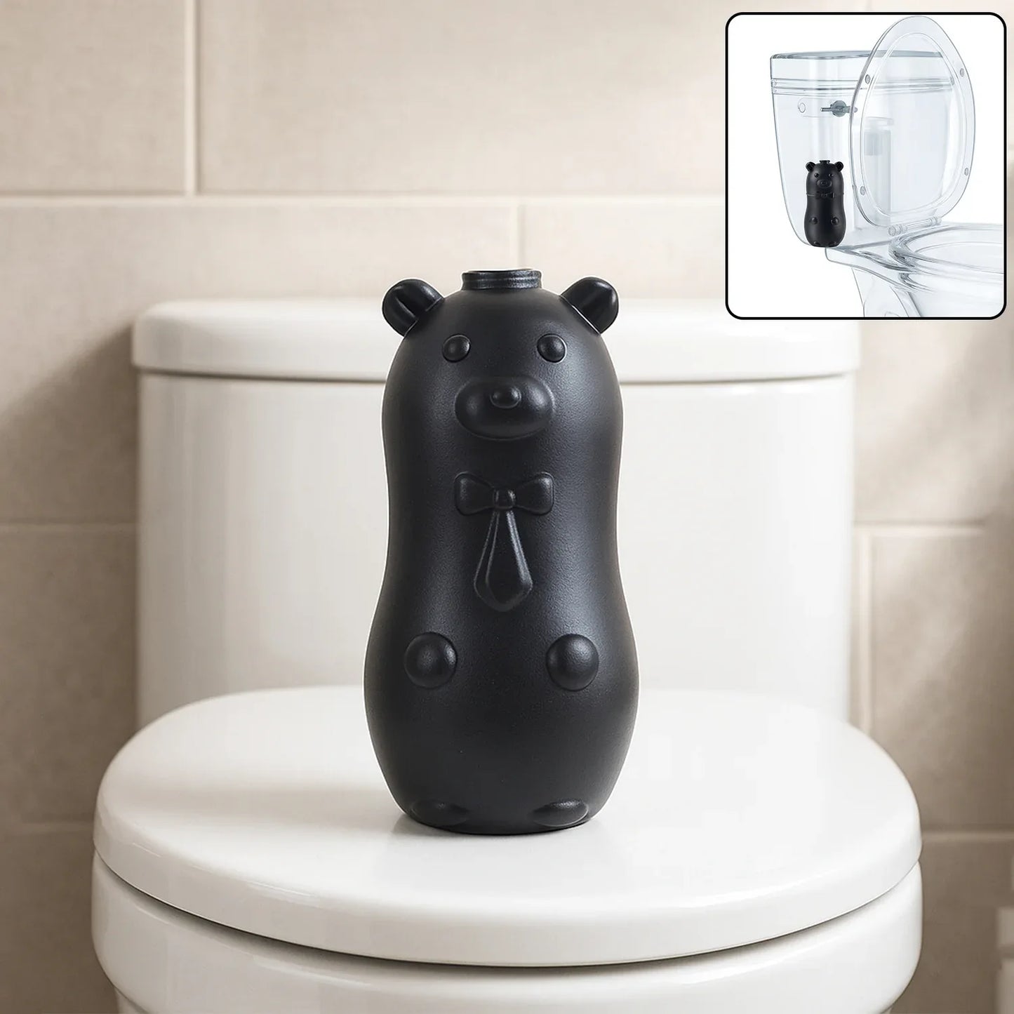 Bear Shaped Toilet Tank Cleaner (1 Pc) - Zidbik