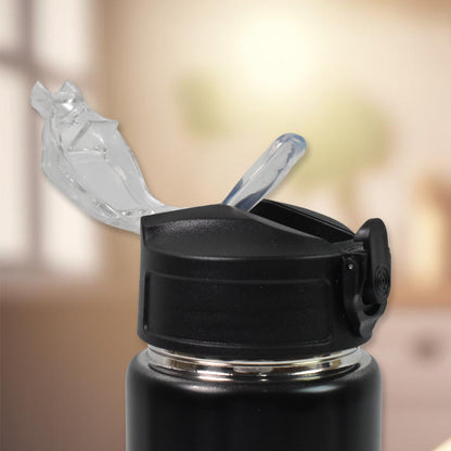 3 In 1 Stainless Steel Insulated Water Bottle Double Wall Vacuum (3 Pcs Set  Different Size) - Zidbik