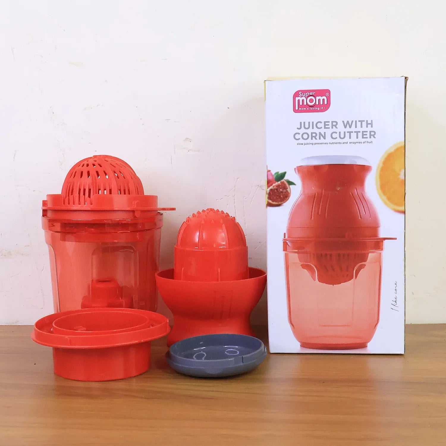Supermom Juicer With Corn Cutter - 800ml - Zidbik