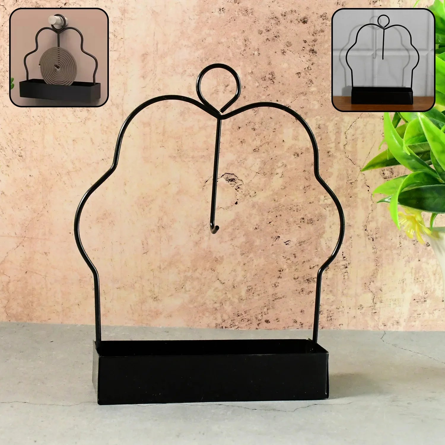 Mosquito Coil Holder Stand - (1 Pc) - Zidbik