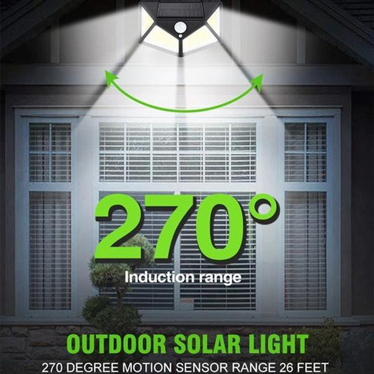 1255 Solar Lights For Garden Led Security Lamp For Home Outdoors Pathways - Zidbik