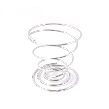 Stainless Steel Spring Egg Cup Holder (1 Pc) - Zidbik
