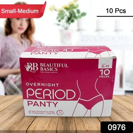 Womens Emergency Kit Travel Kit- Includes Seamless Underwear Pantyliner Feminine Hygiene Sachet First Period Kit (10 Pcs) - Zidbik