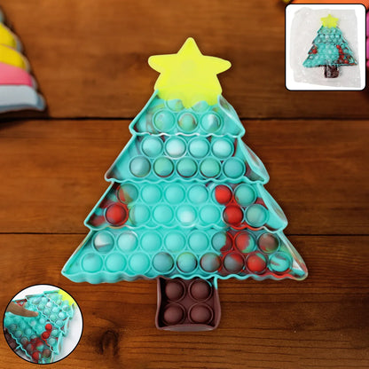 Premium Tree Shape Silicone Pop It Fidget Toy (1 Pc) - Zidbik